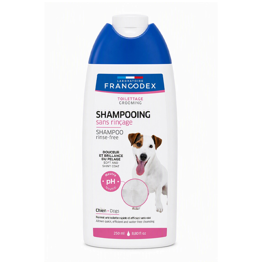 FRANCODEX Szampon dla Psa Bez Spłukiwania 250ml Suchy Pielęgnacyjny